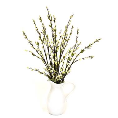 Artificial Pussy Willow Branches for Vases Real Effect Flowers and Stems  for Home Décor Weddings Parties