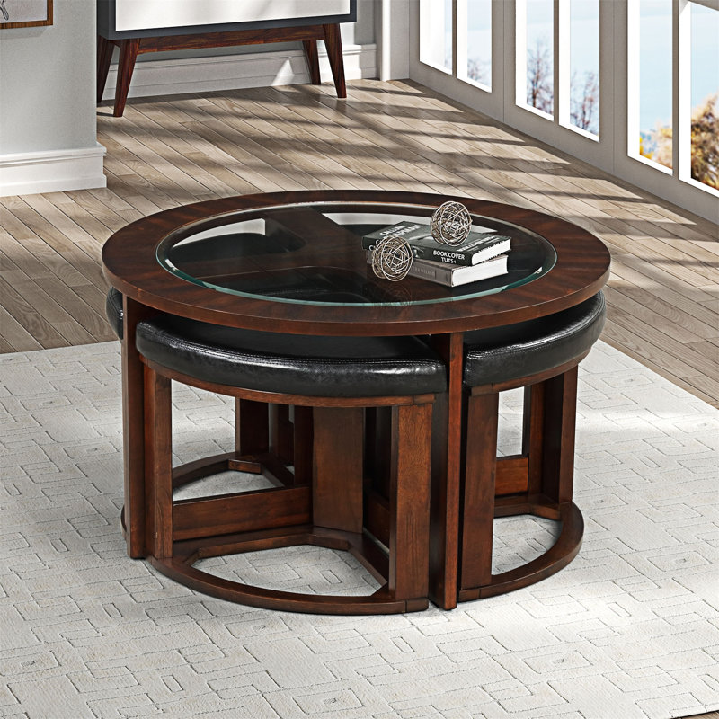 Coffee Table with  Stools