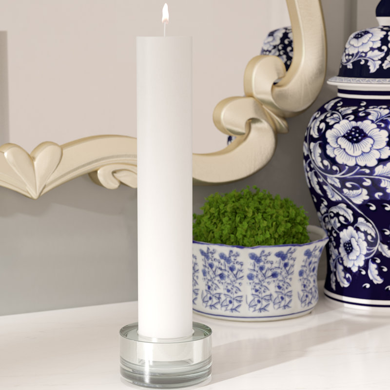 Pillar Candle-Unscented, 12" H x 2" W x 2" D