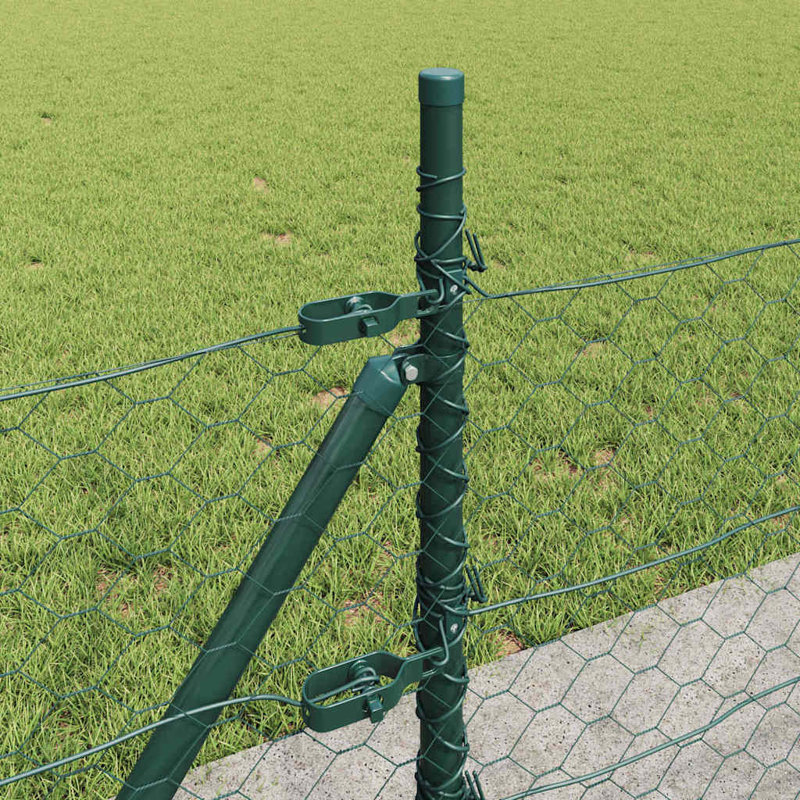 Fencing Kits Fencing, 50cm H x 2500cm W, Green