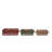  Wood 10 in. Multicolor Christmas Beaded Sayings Crates Set of 3