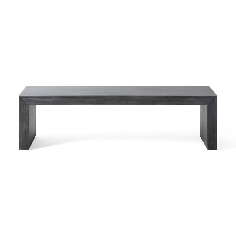 Acacia Wood Dining Bench, 18" H x 63" W x 15" D