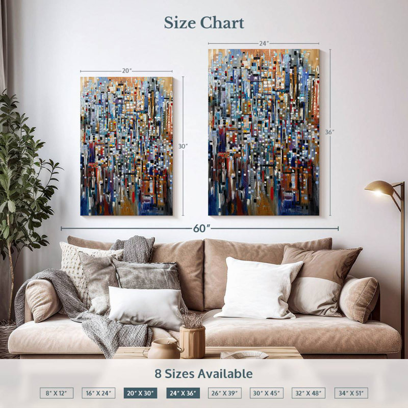 Avery Urban Life, 36" H x 24" W