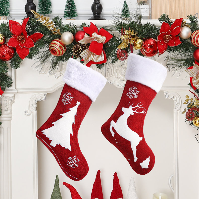 Ensemble de bas de Noël 2 pièces