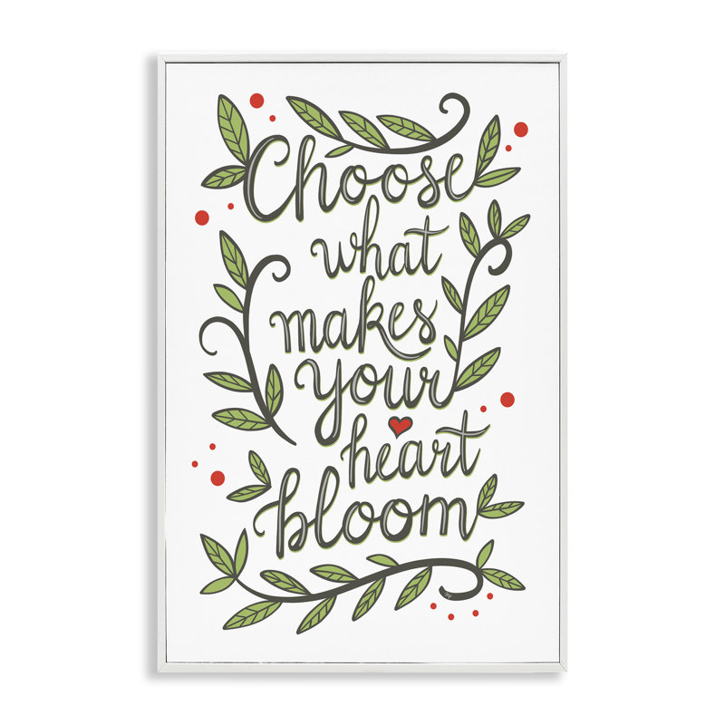 «Makes Your Heart Bloom», estampe numérique, design par Martina Pavlova, H 24 po x l 16 po