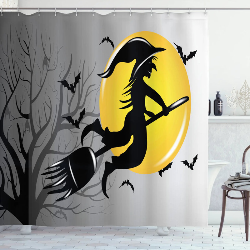 Shower Curtain Set + Hooks, 69" H x 105" W