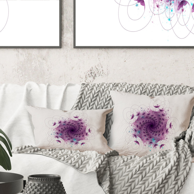 Coussin Fuchia, 16 po x 16 po