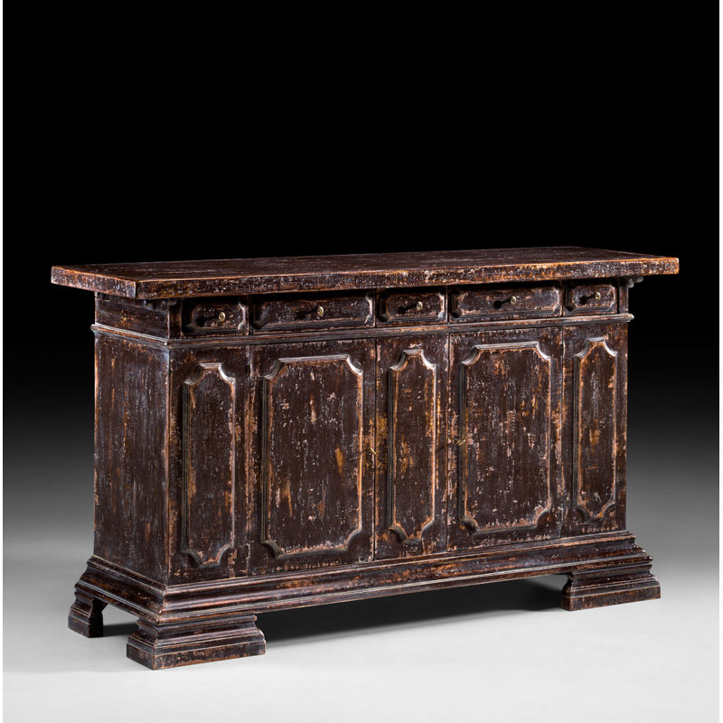 Buffet en bois massif 79 po