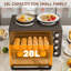 HOMCOM Toaster Oven