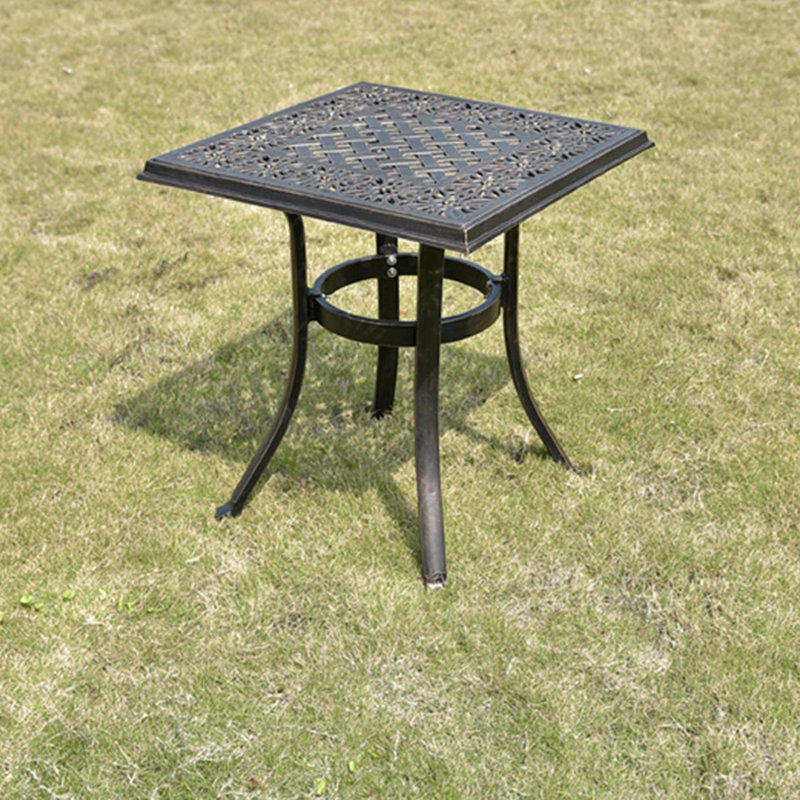 Table de bout d'extérieur imperméable et résistante à la rouille