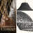 Latigo Rattan Pendant Light - 28" Black Dome Handwoven Adjustable Light Fixture For Kitchen Island or Dining Room in Modern and Farmhouse Style-1271592535