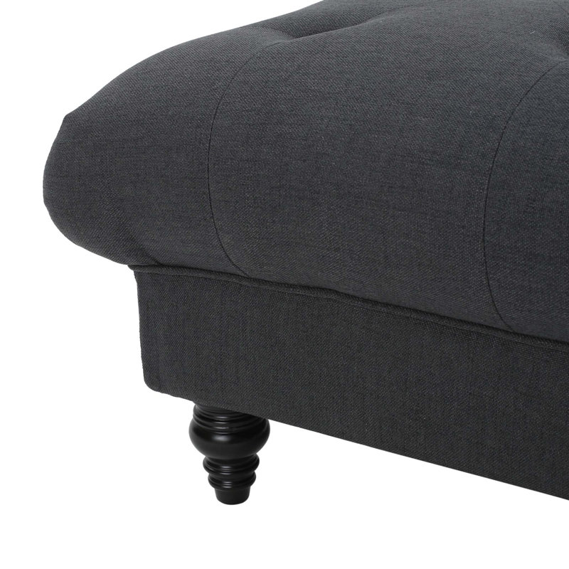 OTTOMAN TUFÉ DE Madrid KD, Gris foncé