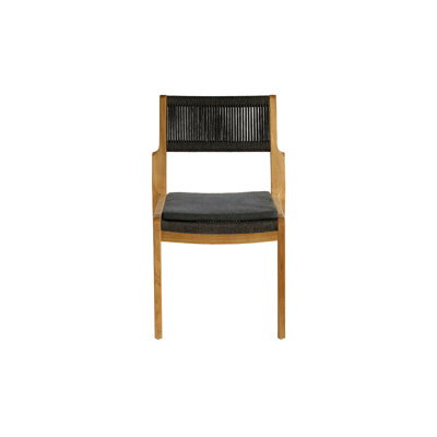 Chaise d'appoint de patio en teck Skagen