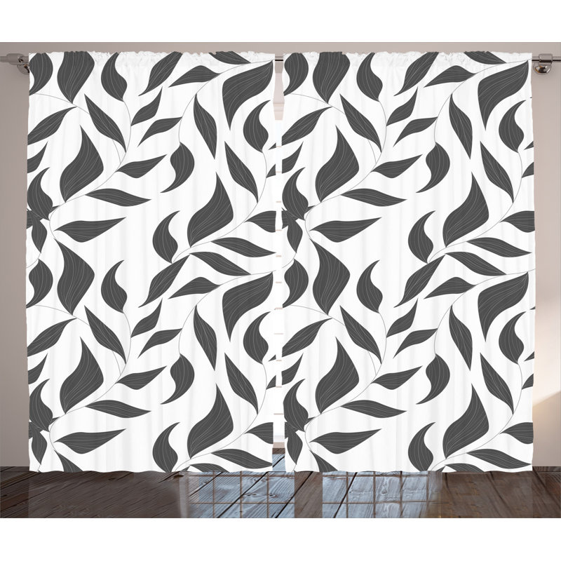 Semi Sheer Curtain Pair, 54" W x 84" L