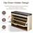 10 Pair Shoe Storage Bench