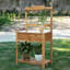 Aaliyaa Wood Potting Bench