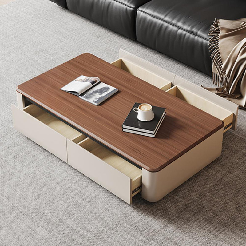 Modern Coffee Table with  Hidden Handles