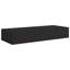 Ensemble de 2 tablettes à tiroir vidaXL en métal noir, 23,6 x 9,3 x 3,9 po-2021237258-2021237257
