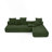 Boneless Modern Upholstered L-Shape Sectional Sofa Couch, Modular Compressed Sofa