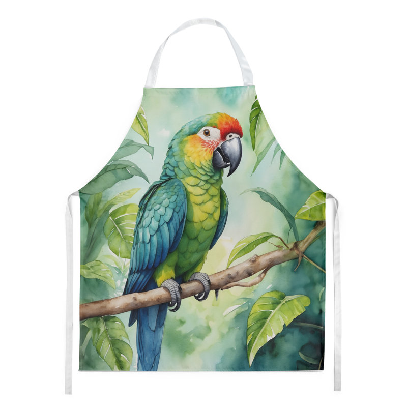 Apron, Blue Amazon Parrot