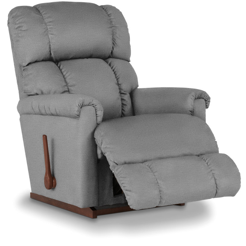 Pinnacle Manual Recliner, Rocker Recliner, i-Rene Bluestone Performance Chenille
