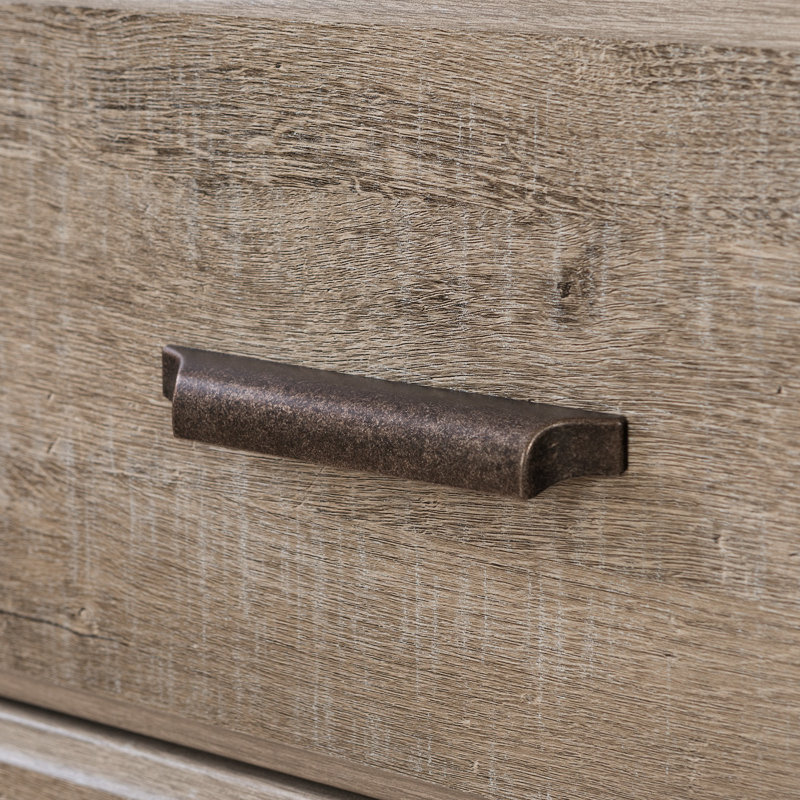Versa 8-Drawer Storage Dresser - Classic Style, Weathered Oak