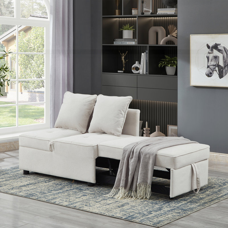 Fauteuil convertible 4 en 1, Beige