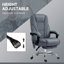 Fauteuil de bureau avec repose-pieds Vinsetto Massage-533852715