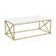 Table basse Brady, plateau en faux bois, structure en X en métal-111703231-111703228-111703230