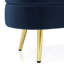 Banc de rangement ovale avec pieds en métal-1578224939
