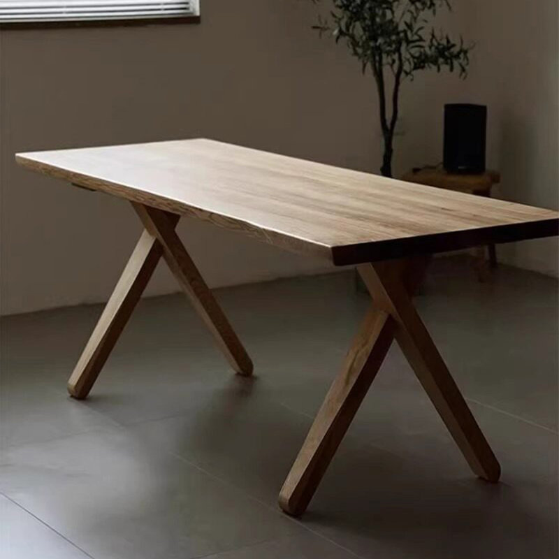 Table de salle à manger Burlywood, H 29,53 po x L 70,87 po x l 31,50 po