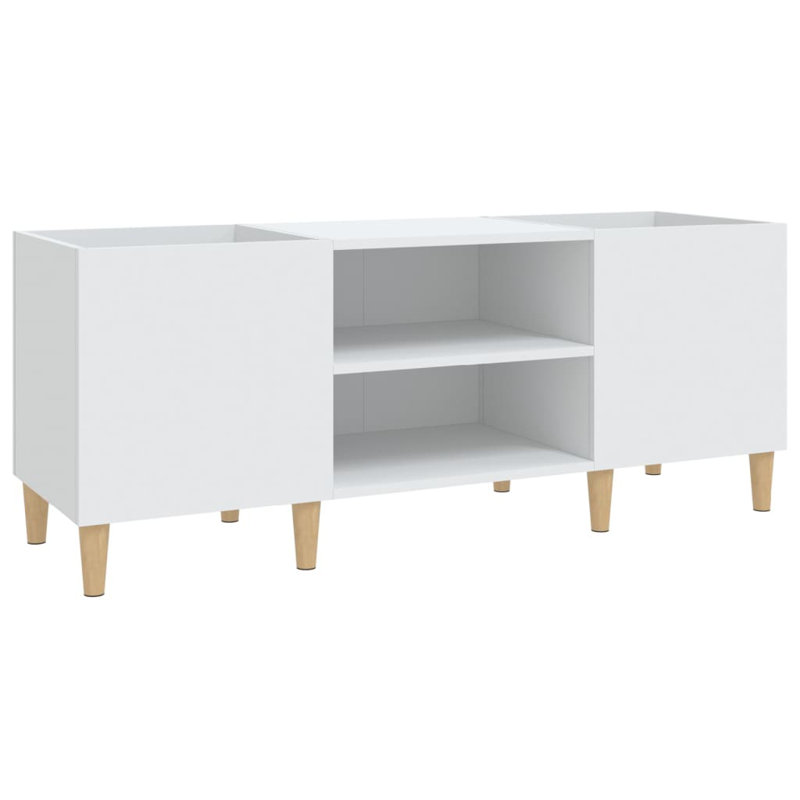 48cm H Media Shelves, White