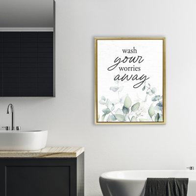 Cadre flottant Wash Worries Away