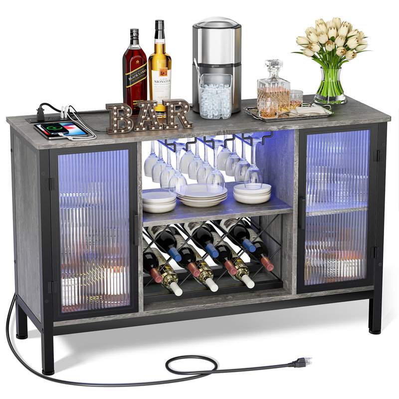 Bar avec lumières DEL Jovaun