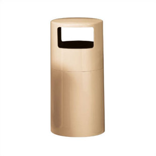 Fiberglass Open Outdoor Trash/Recycling Bins - 42 Gallons