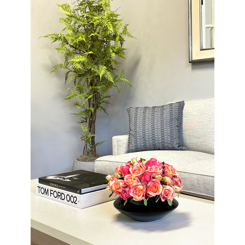 Roses Arranged in a Glass Vase