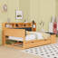Lit de jour avec couchette, tablettes de rangement, banc et station de charge-1716469516
