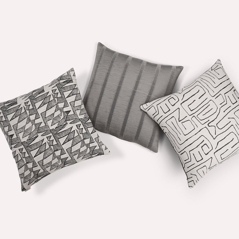 Graz Pillow Cover & Insert, Square 24"