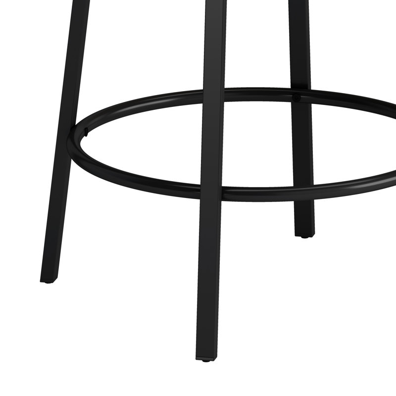 Ensemble de table de salle à manger à 3 tiroirs avec prises de courant, ensemble de table de bar avec tabourets circulaires en polyuréthane, facile à assembler