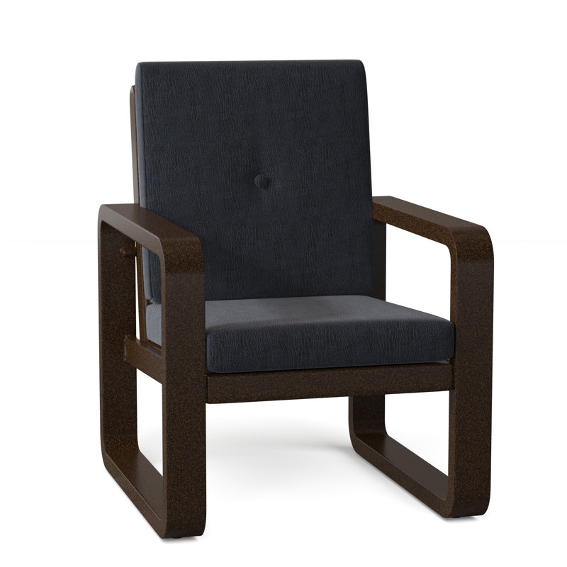 Vale Outdoor Dining Armchair, Canvas Bird's Eye Sunbrella® Canvas, Chestnut Brown