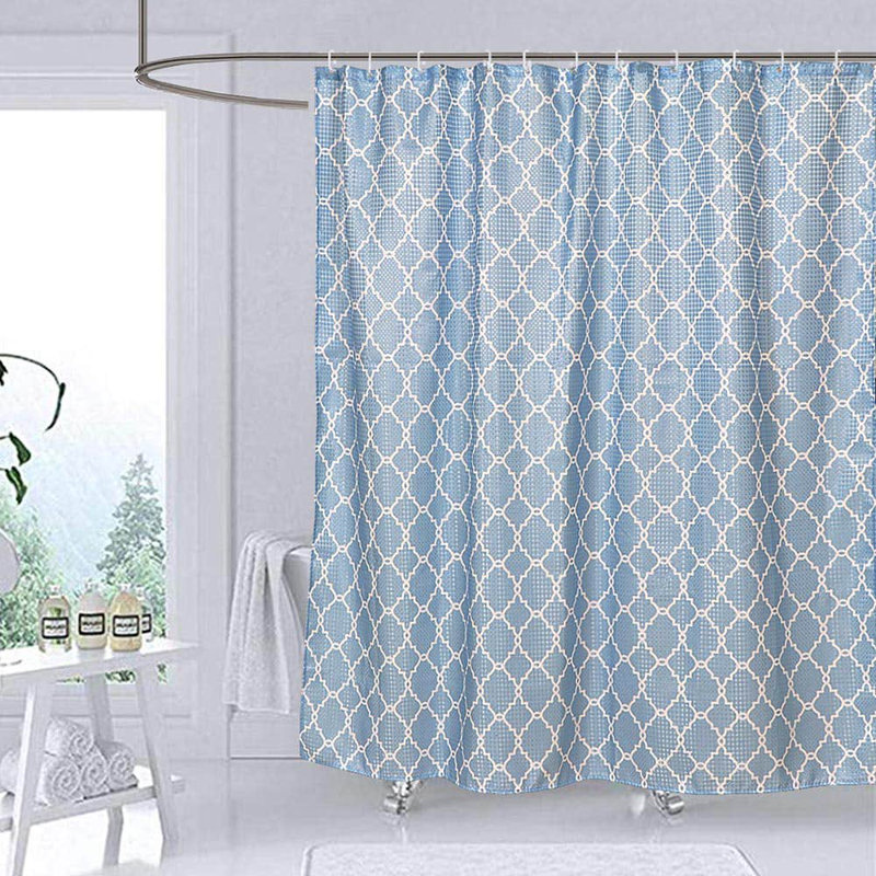 Cheyane Geometric Shower Curtain