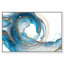 «Ocean Vortex II», impression sur toile encadrée bleue et dorée par Art Remedy, cadre noir, 45 x 30-297298913-297546873
