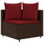  Ensemble de 8 chaises de patio brun-1187113061-1187113065