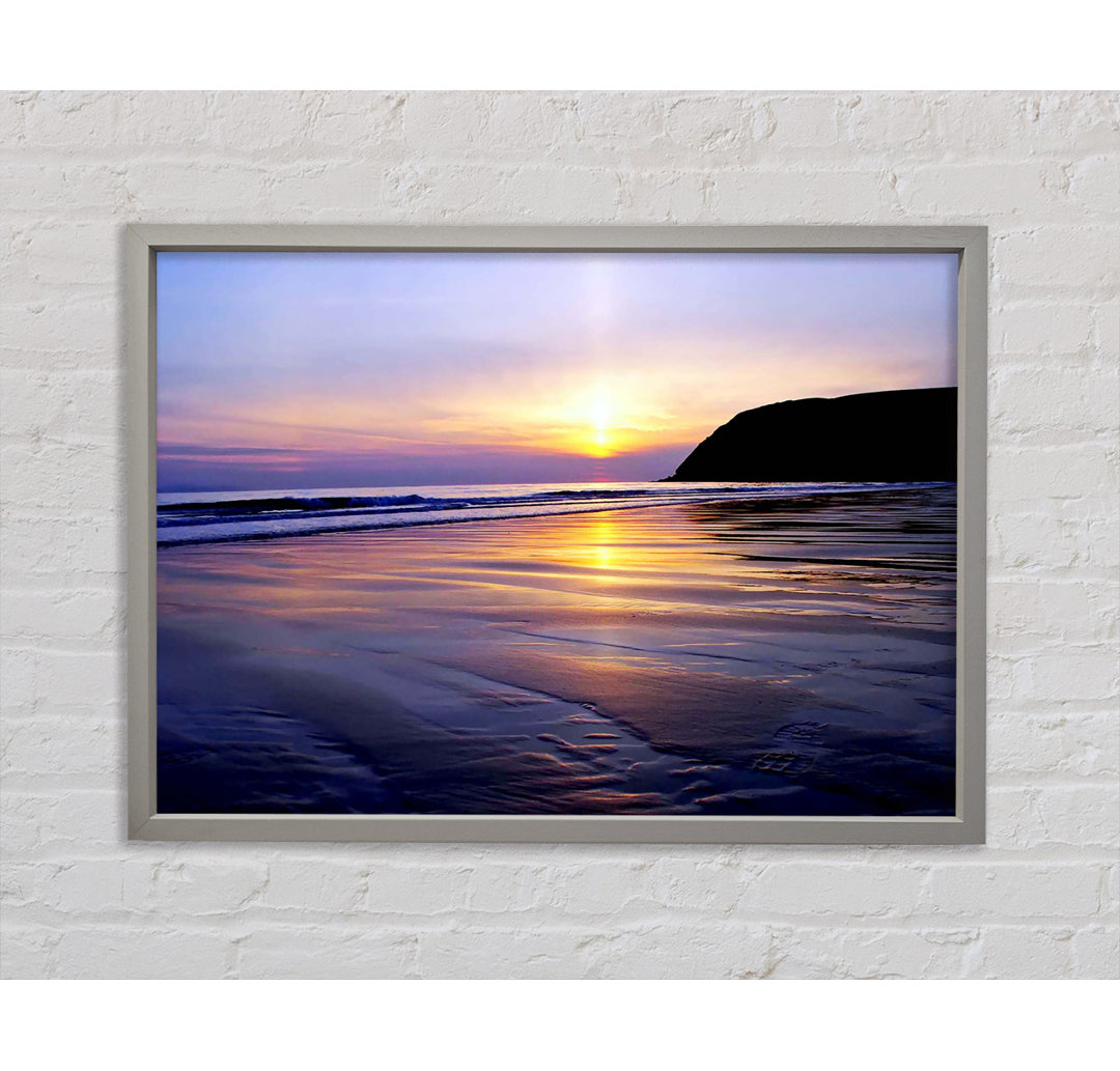 Peaceful Ocean Daybreak - Einzelbildrahmen Kunstdrucke auf Leinwand