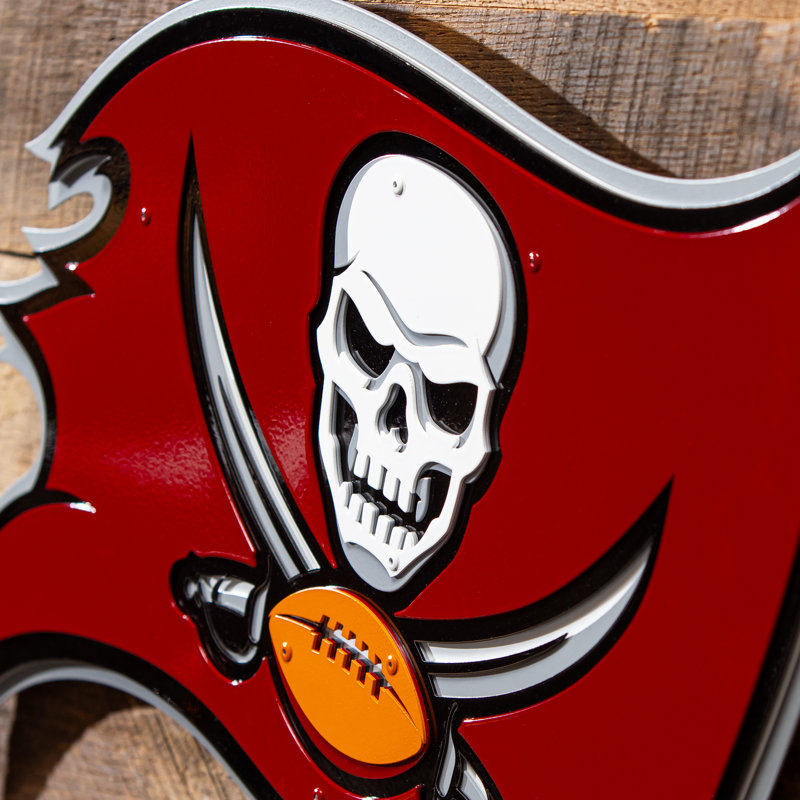 Art mural en métal Tampa Bay Buccaneers