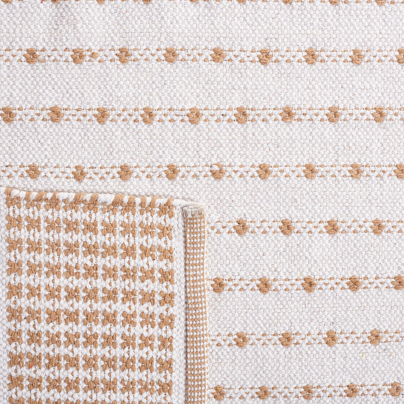 Aitken Flat Weave Cotton Geometric Rug, Rectangle 5' x 8'