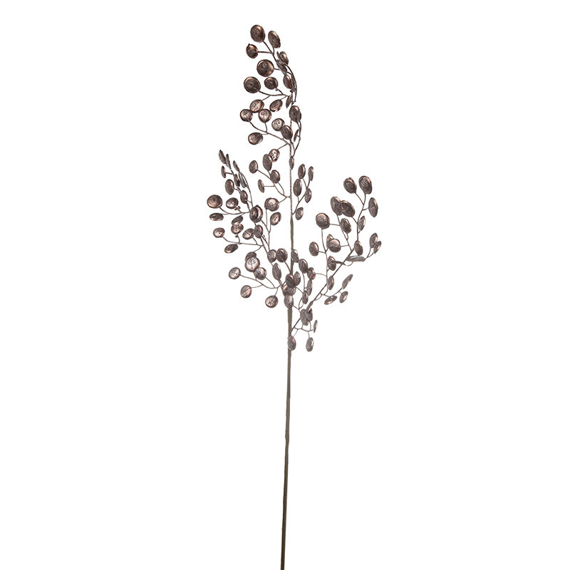Faux Artificial Leaf Spray Set of 6 28" x 7.5" x 0.8" Copper