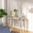 Jocqua 47.24'' Glass Top Console Table