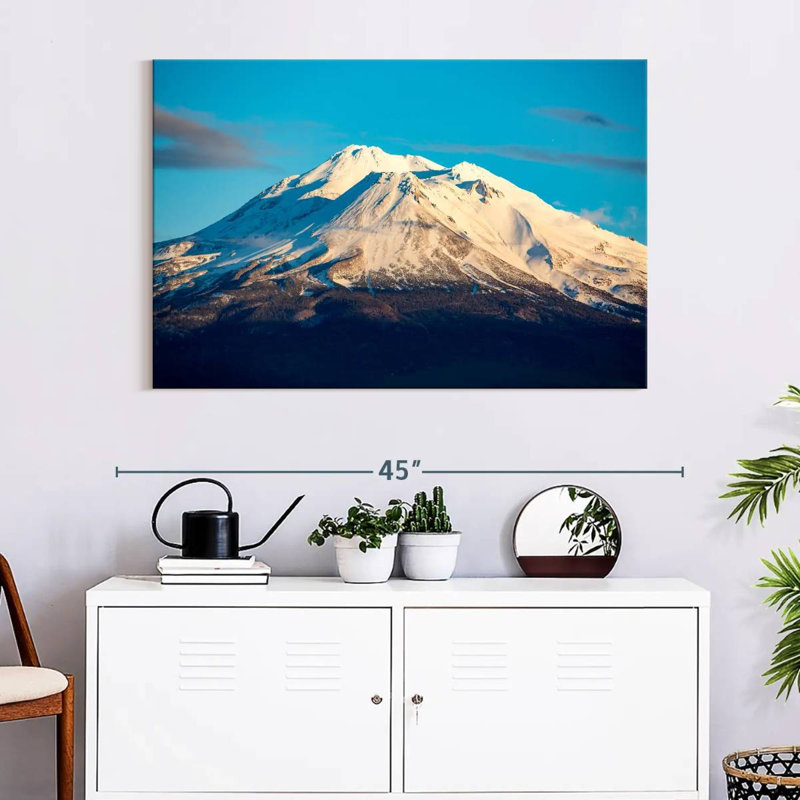 Mont enneigé Alvord Mont Shasta, H 26 po x l 39 po