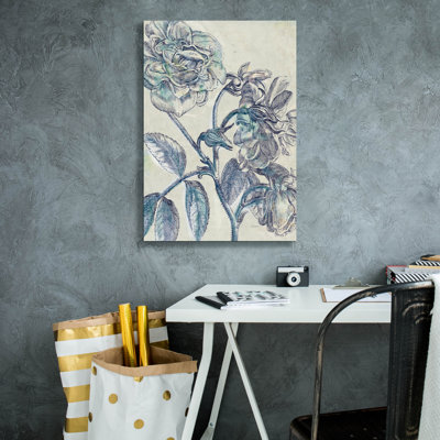 Art mural sur toile Epic Graffiti «Belle Fleur 1 C» par Sue Schlabach